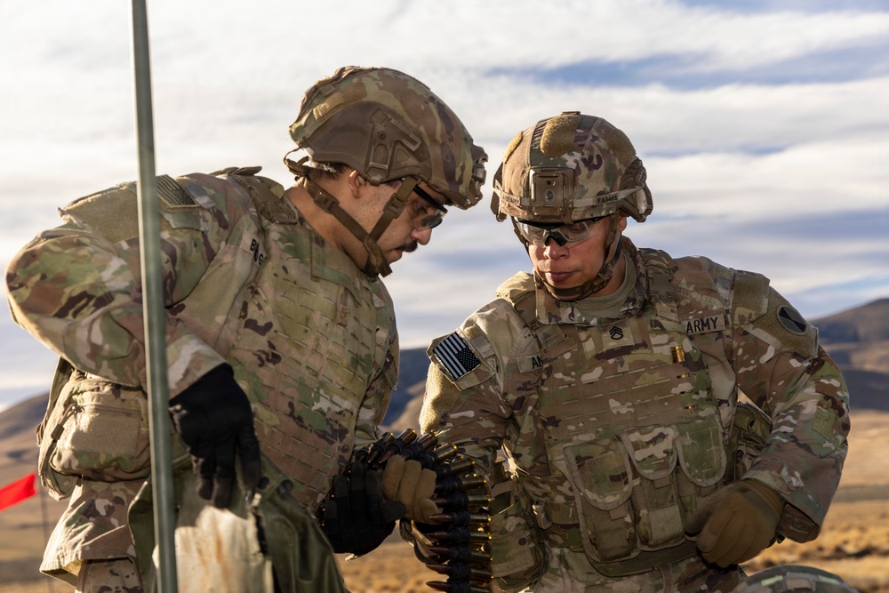 1-2 Stryker Brigade Combat Team Conducts .50 Caliber Machine Gun Training