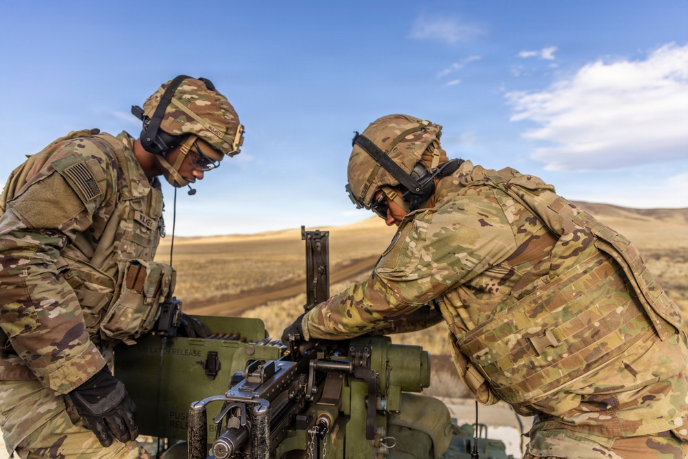 1-2 Stryker Brigade Combat Team Conducts .50 Caliber Machine Gun Training
