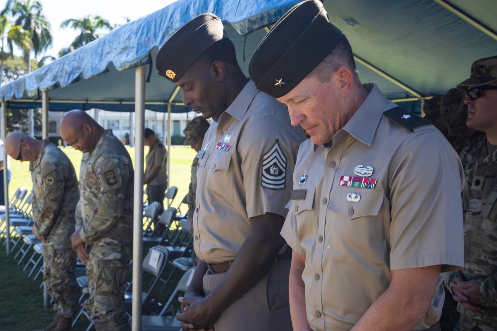 U.S. Army Officers retire during Celebration of Service Ceremony
