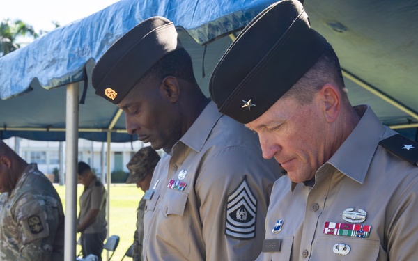U.S. Army Officers retire during Celebration of Service Ceremony