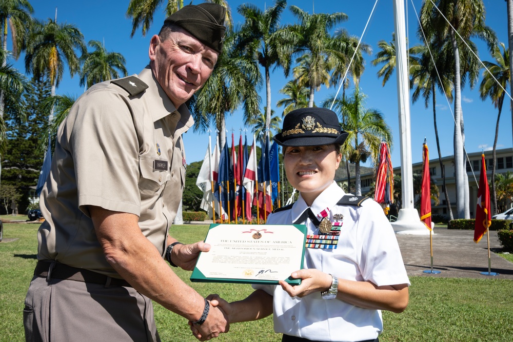 U.S. Army Officers retire during Celebration of Service Ceremony