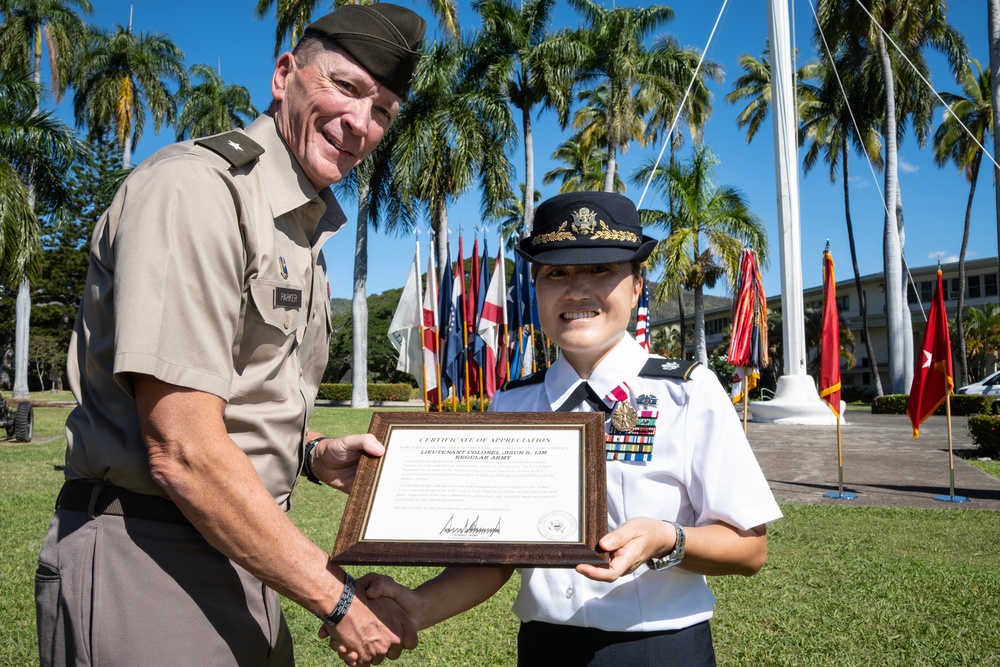 U.S. Army Officers retire during Celebration of Service Ceremony