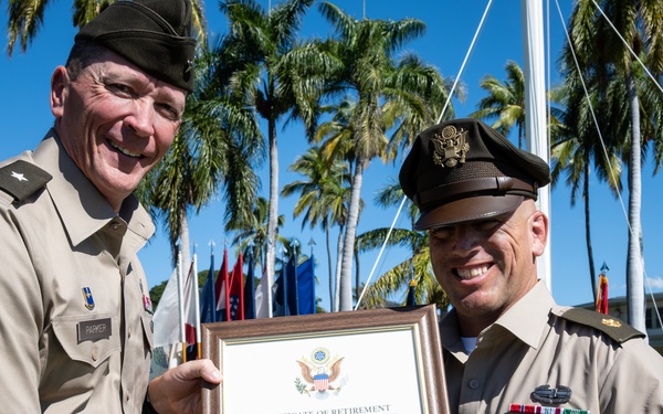 U.S. Army Officers retire during Celebration of Service Ceremony