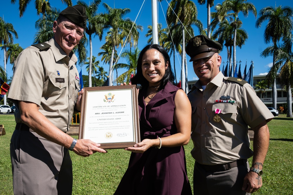 U.S. Army Officers retire during Celebration of Service Ceremony