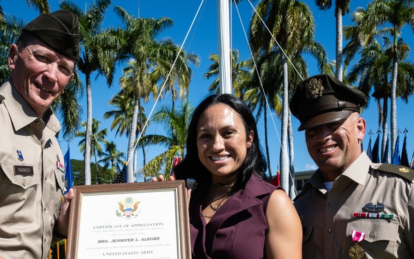 U.S. Army Officers retire during Celebration of Service Ceremony