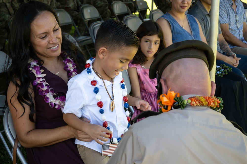 U.S. Army Officers retire during Celebration of Service Ceremony