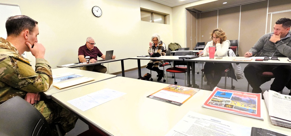 Fort McCoy team members attend December 2025 workforce collaborative meeting with area leaders
