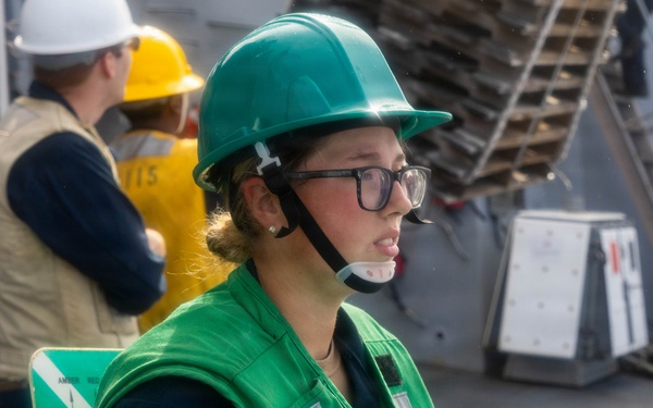 USS Rafael Peralta (DDG 115) Replenishment at Sea