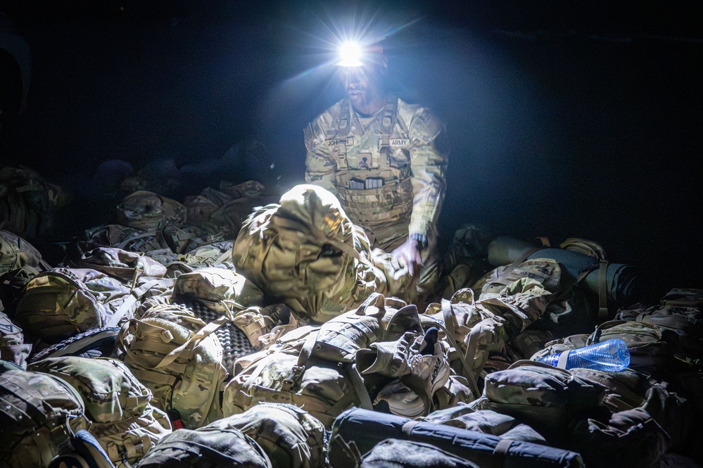 U.S. service members participate in the French Desert Commando Course in Djibouti