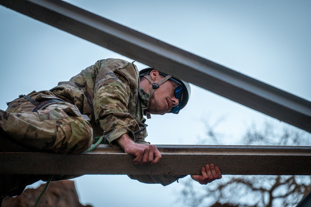 U.S. service members participate in the French Desert Commando Course in Djibouti
