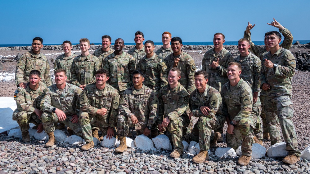 U.S. service members participate in the French Desert Commando Course in Djibouti