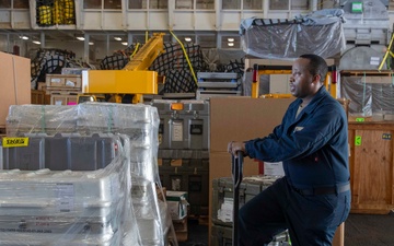 USS Abraham Lincoln conducts routine operations.