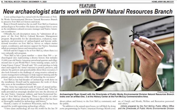 This Month in Fort McCoy History — December