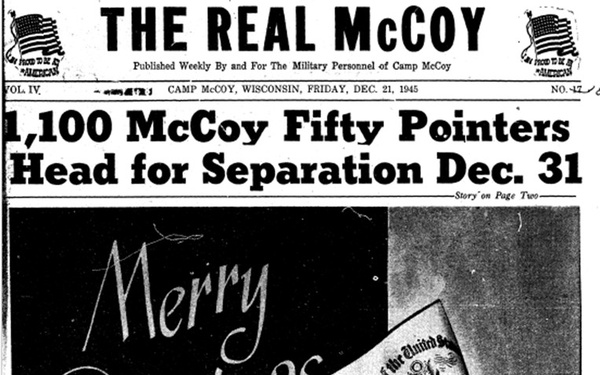 This Month in Fort McCoy History — December