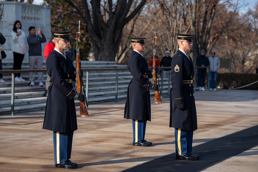 Standing Watch at the Tomb of the Unknown Soldier