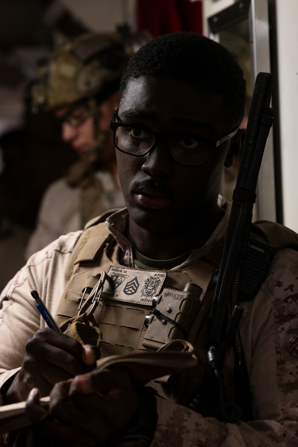 11th MEU Marines, Sailors Conduct Patrol Base Operations