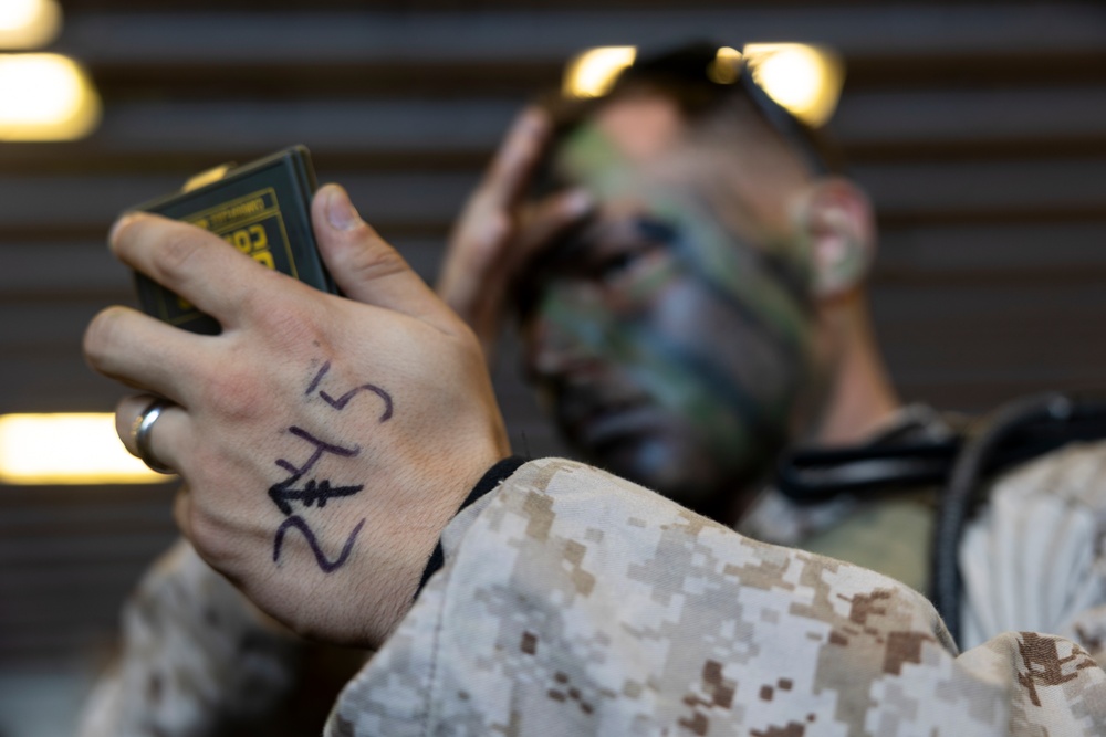 11th MEU Marines, Sailors Conduct Patrol Base Operations