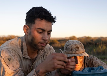 11th MEU Marines, Sailors Conduct Training During Patrol Base Operations