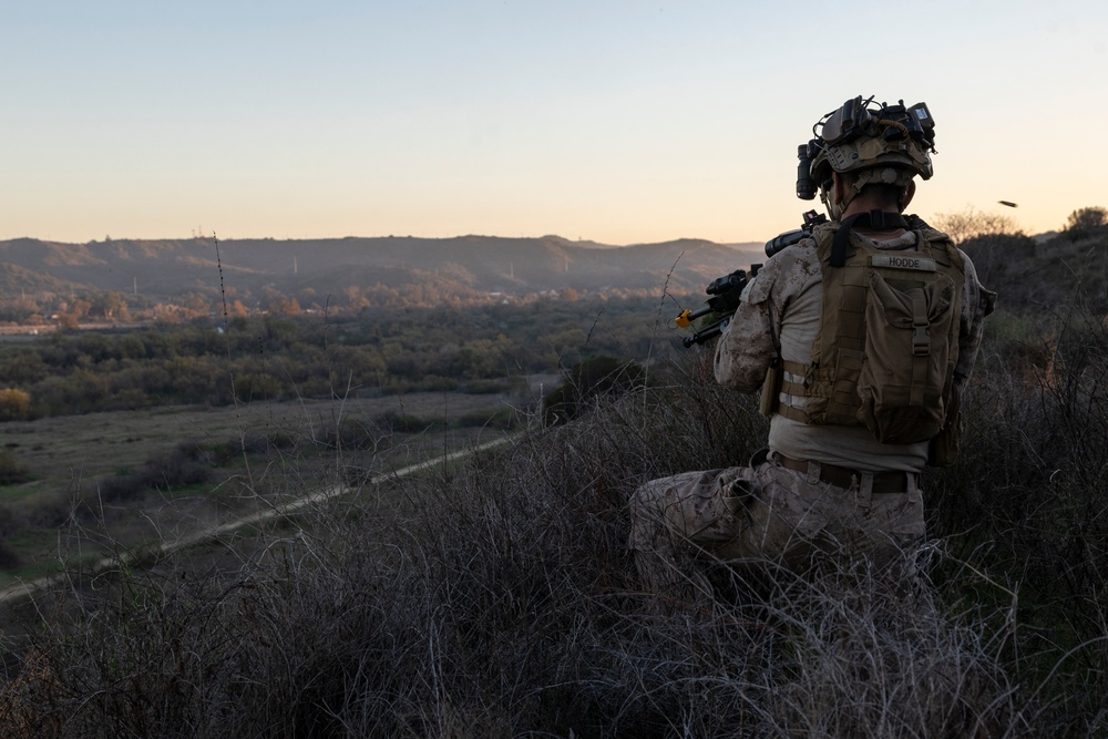 11th MEU Marines, Sailors Conduct Patrol Base Operations