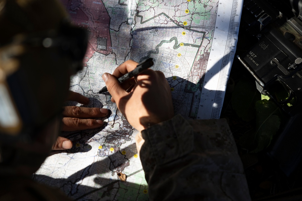 11th MEU Marines, Sailors Conduct Patrol Base Operations