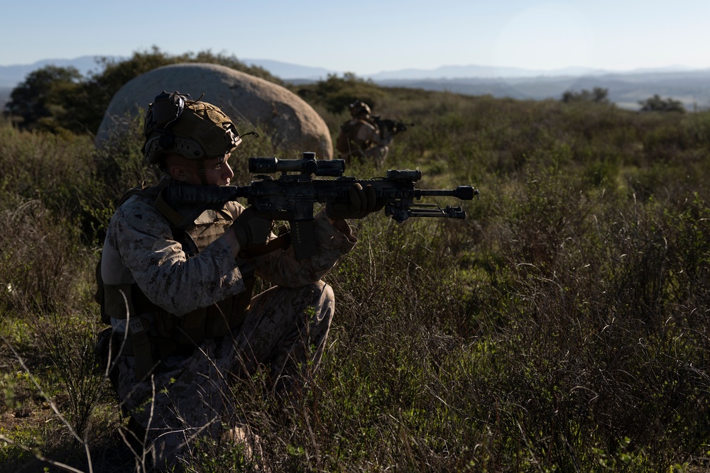 11th MEU Marines, Sailors Conduct Patrol Base Operations