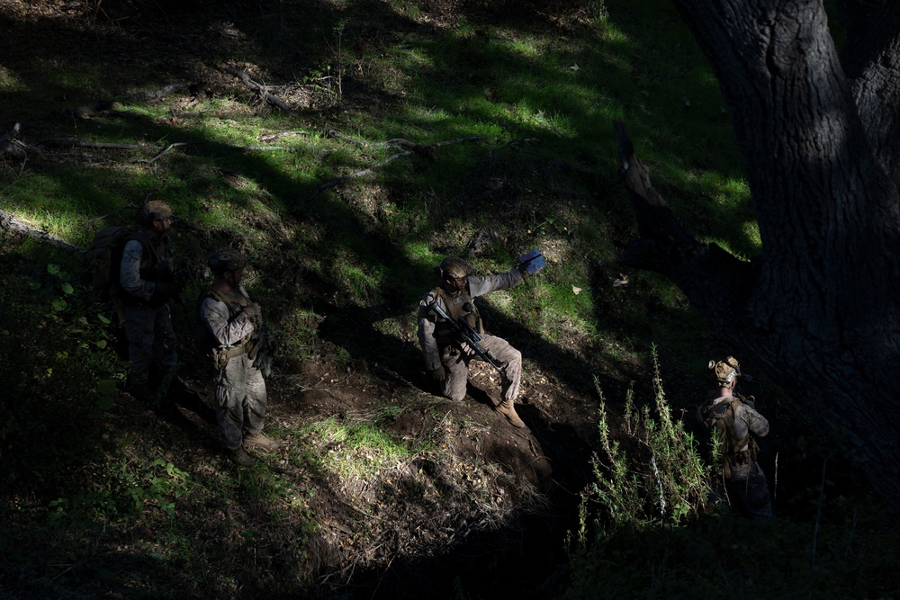 11th MEU Marines, Sailors Conduct Patrol Base Operations