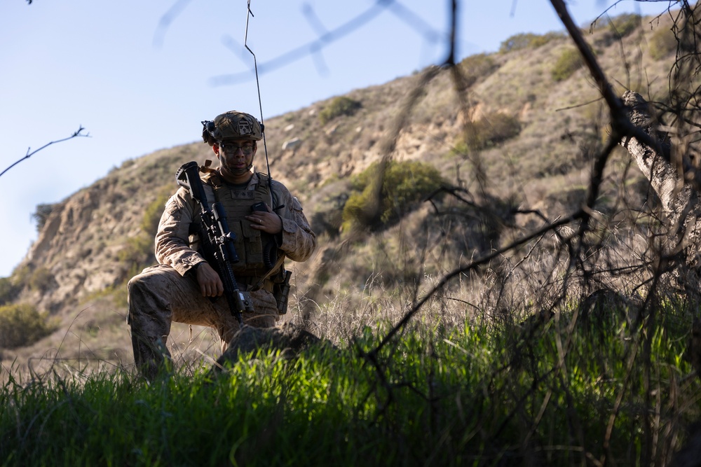 11th MEU Marines, Sailors Conduct Patrol Base Operations
