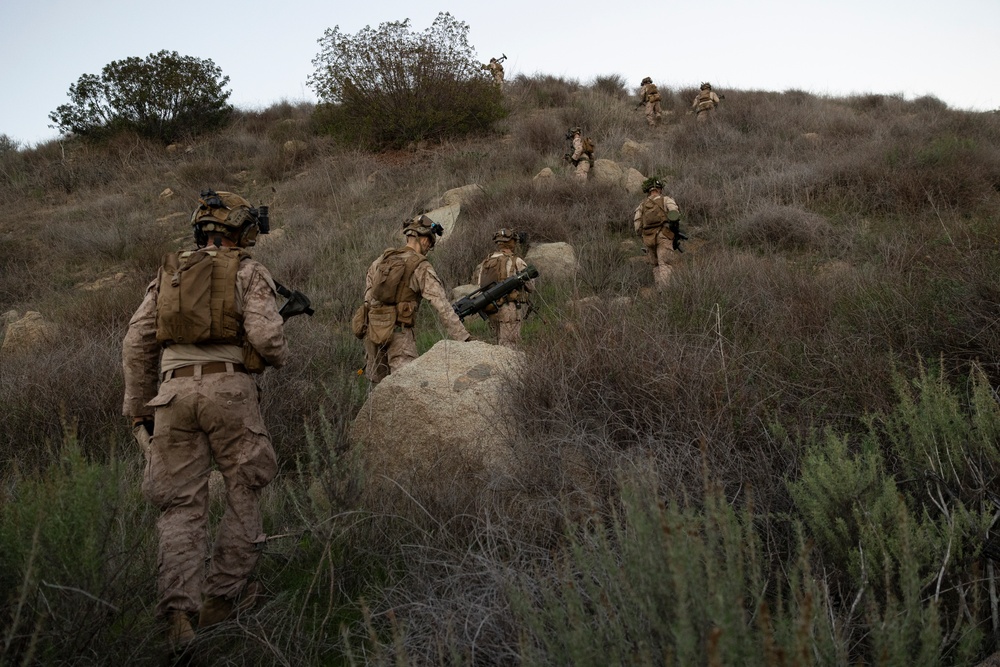 11th MEU Marines, Sailors Conduct Patrol Base Operations
