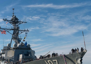 USS Gravely Returns to Naval Station Norfolk from U.S. Southern Command Missions