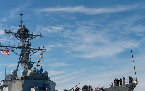USS Gravely Returns to Naval Station Norfolk from Deployment