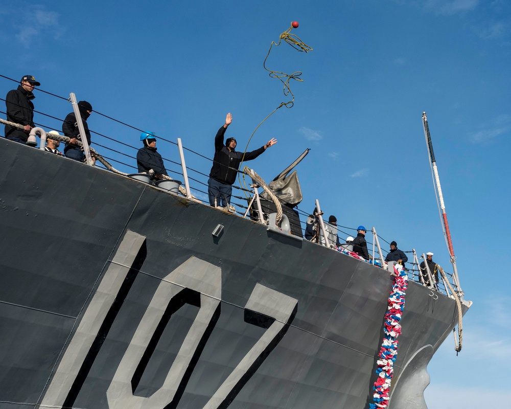 USS Gravely Returns to Naval Station Norfolk from Deployment