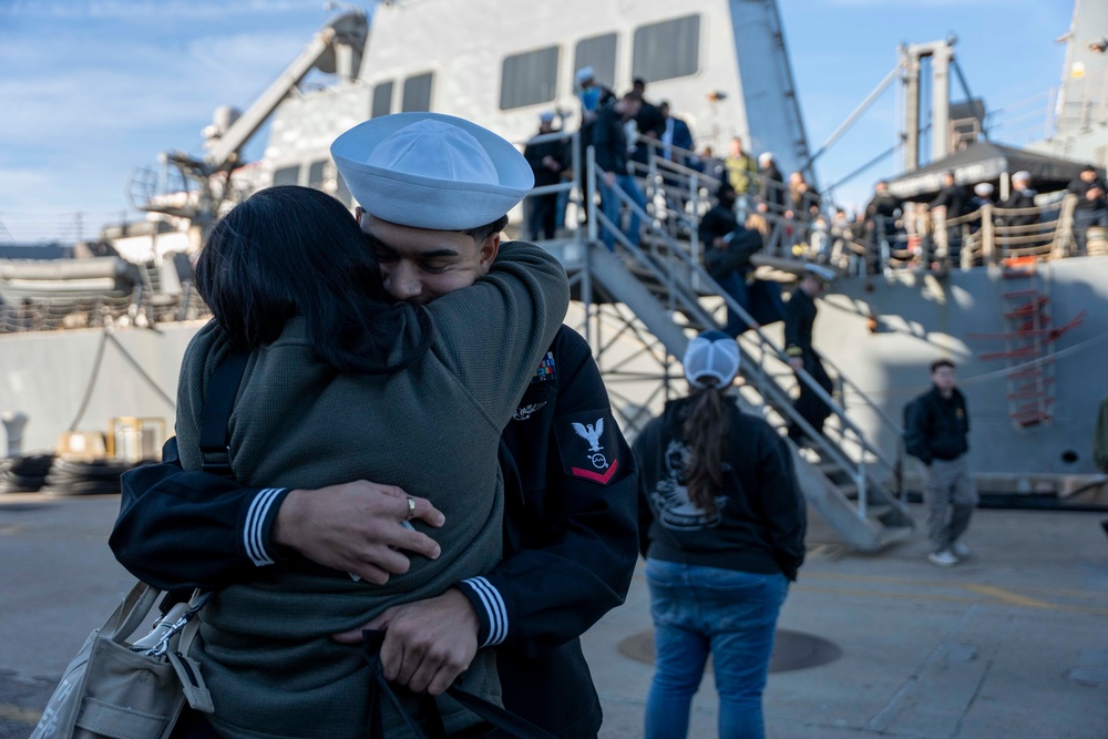 USS Gravely Returns to Naval Station Norfolk from Deployment