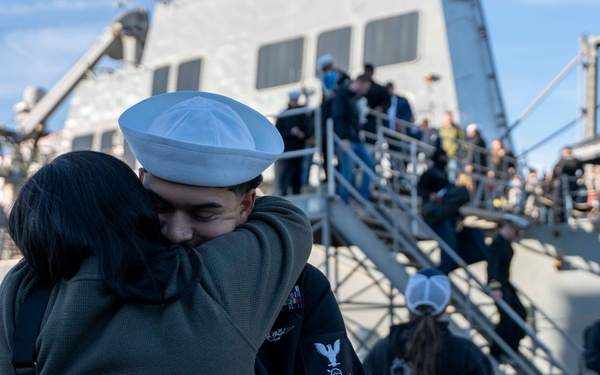 USS Gravely Returns to Naval Station Norfolk from Deployment