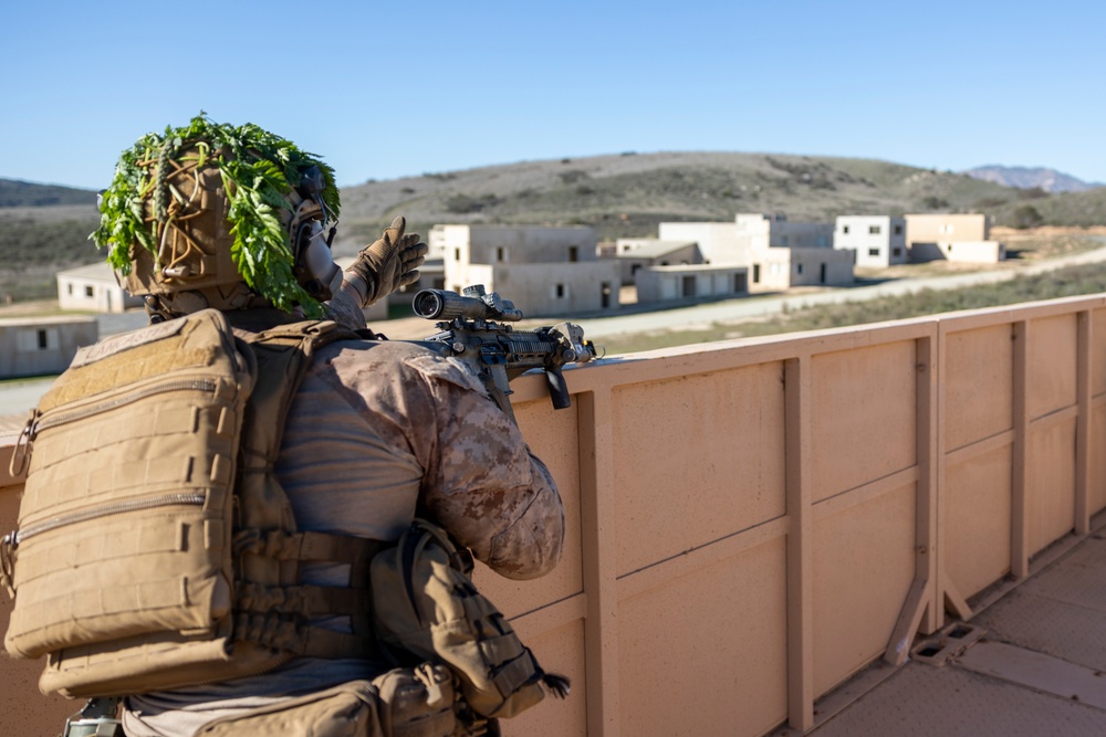 11th MEU Marines, Sailors Execute A Simulated Assault During Patrol Base Operations