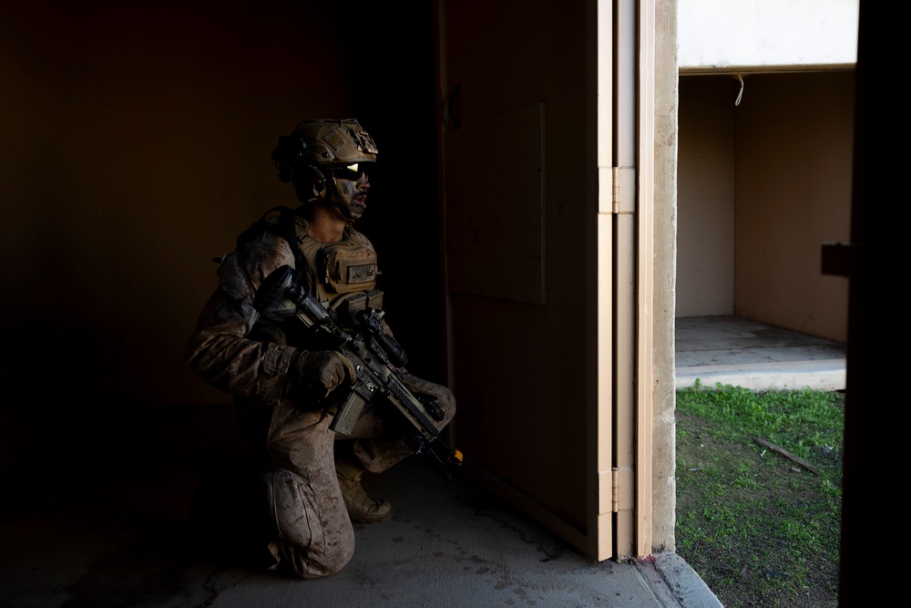 11th MEU Marines, Sailors Execute A Simulated Assault During Patrol Base Operations