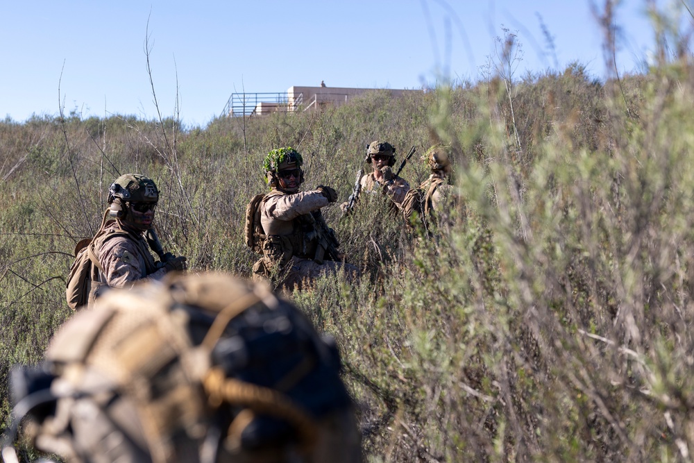 11th MEU Marines, Sailors Execute A Simulated Assault During Patrol Base Operations