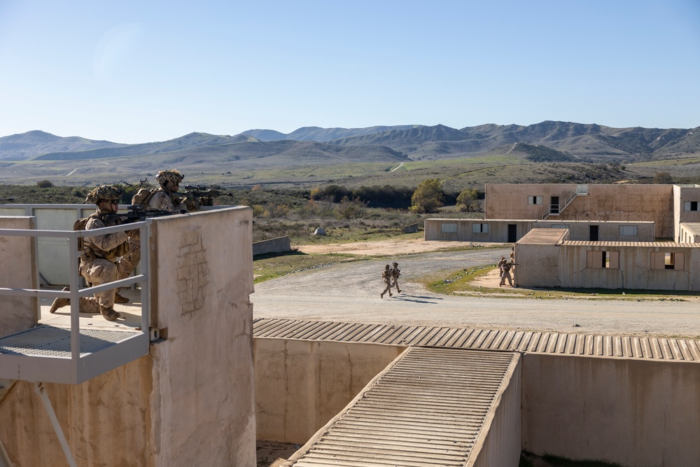 11th MEU Marines, Sailors Execute A Simulated Assault During Patrol Base Operations