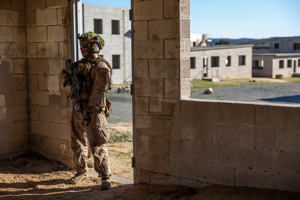 11th MEU Marines, Sailors Execute A Simulated Assault During Patrol Base Operations