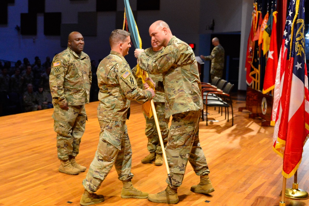 Georgia Guard’s 648th MEB recognizes global achievements of outgoing commander, welcomes new leader