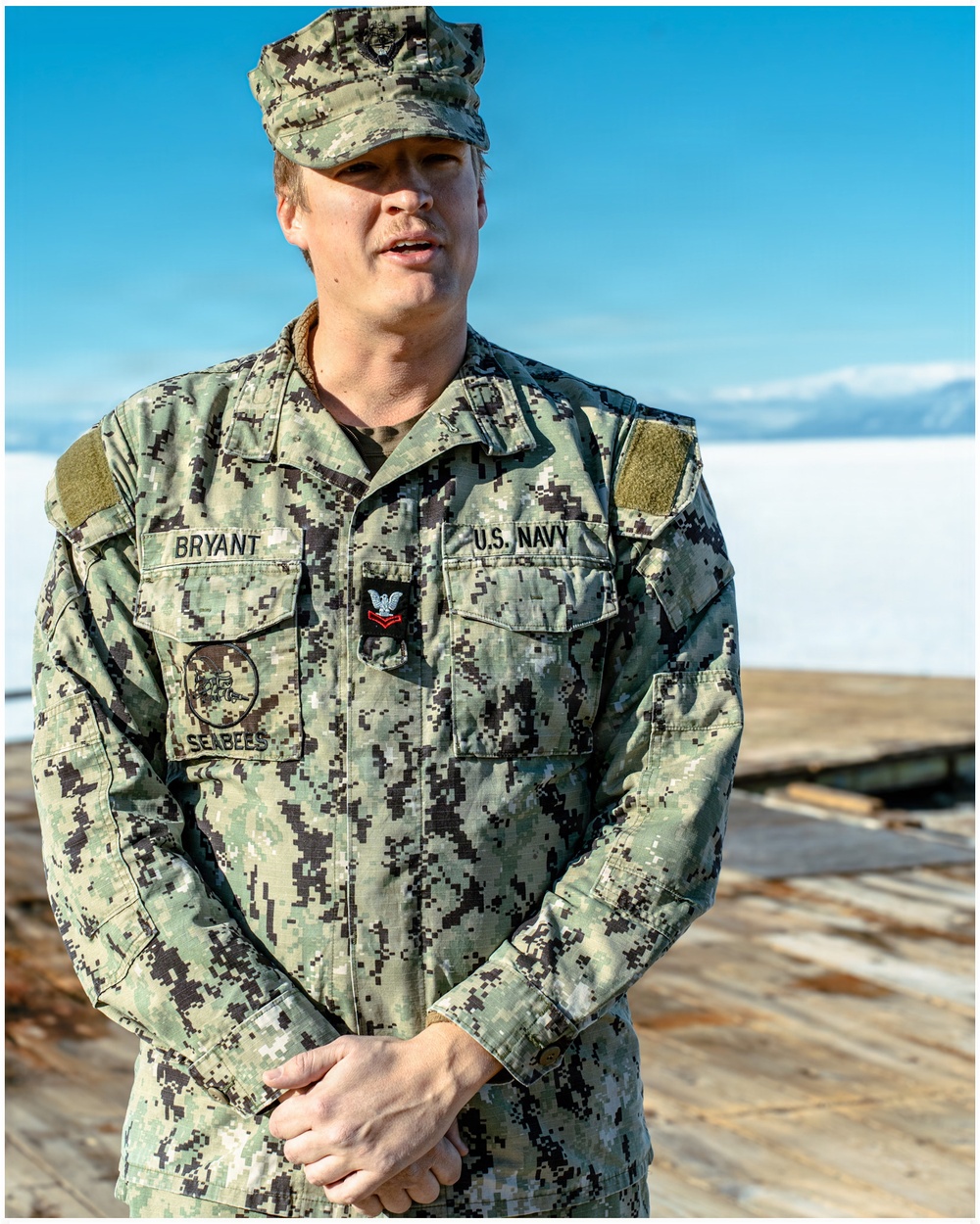 HM2 BRYANT Reenlistment Ceremony