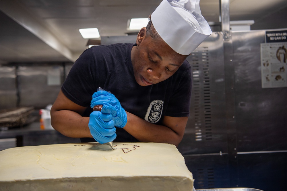 Keeping Boxer’s crew well fed, well kept