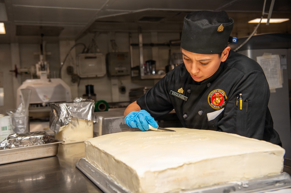 Keeping Boxer’s crew well fed, well kept