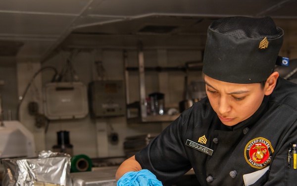 Keeping Boxer’s crew well fed, well kept