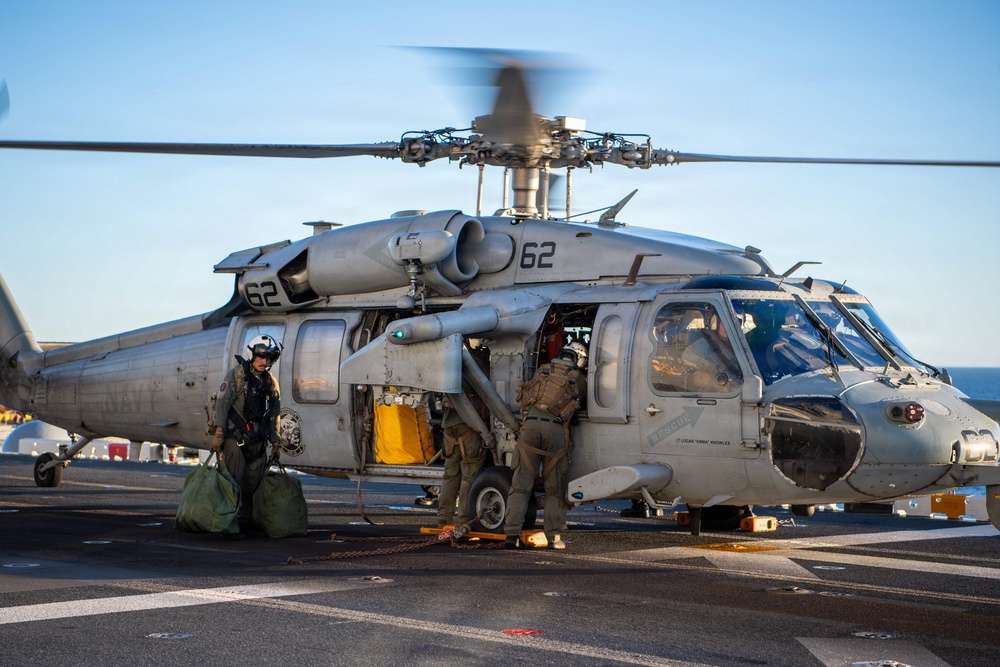 Boxer conducts flight operations