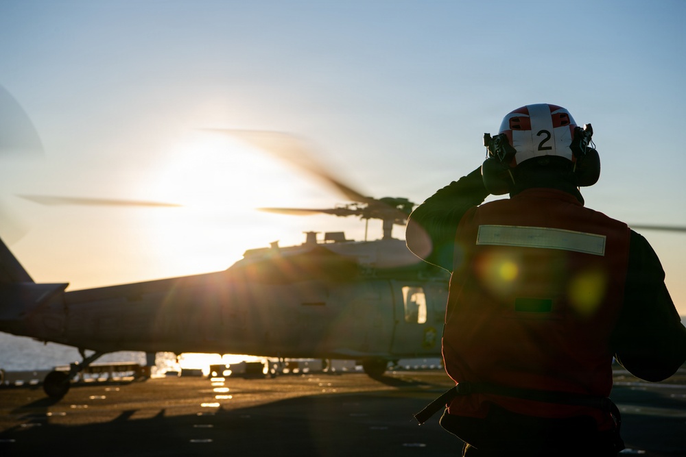 Boxer Conducts flight operations