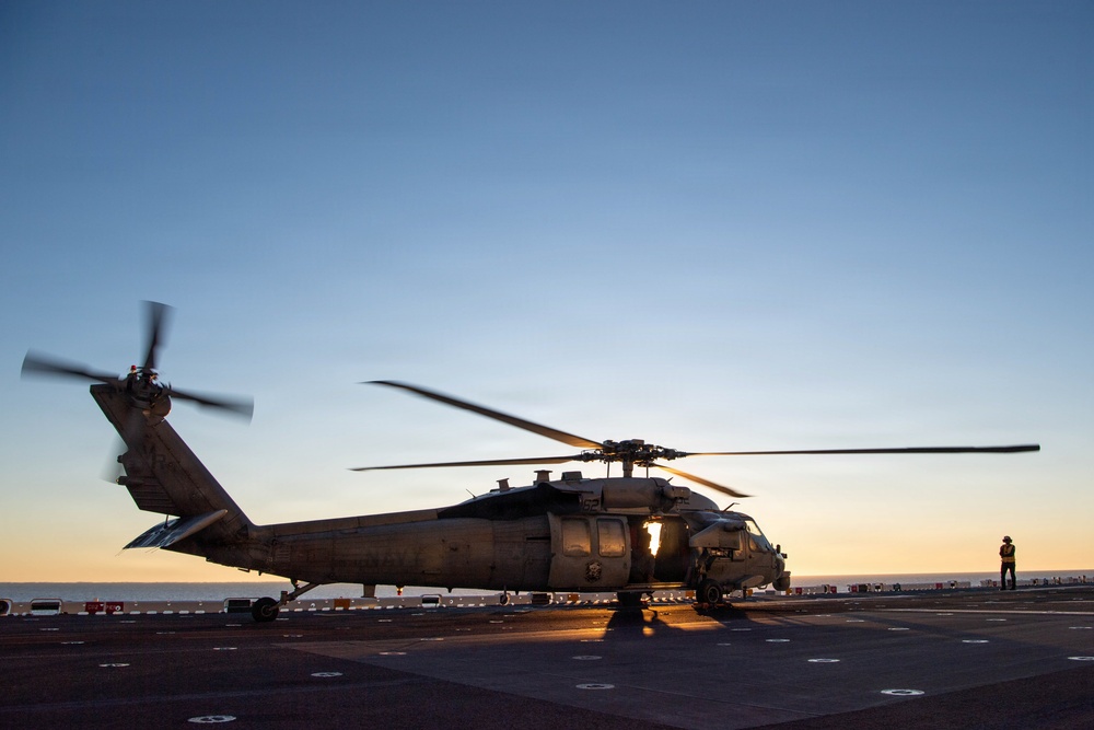 Boxer conducts flight operations
