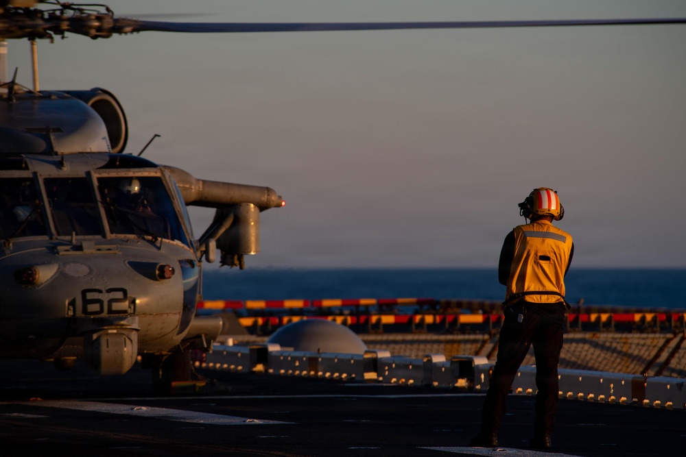Boxer conducts flight operations