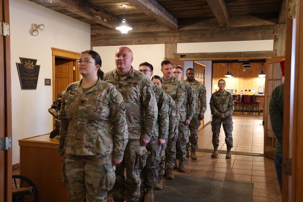 109th MPAD departure ceremony