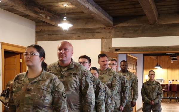 109th MPAD departure ceremony