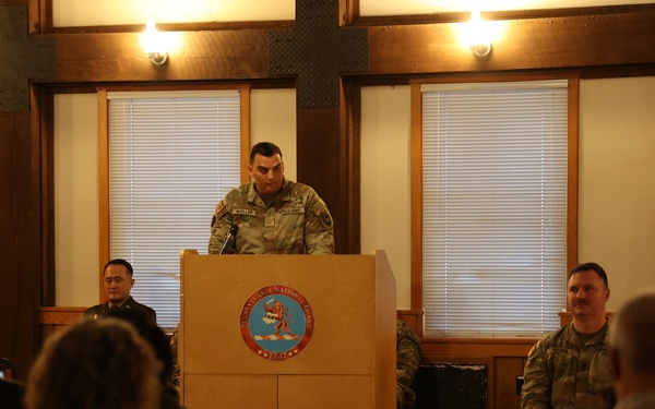 109th MPAD departure ceremony